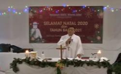 Video Perayaan Natal di RSDC Wisma Atlet Jakarta Digelar Sederhana