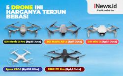 Infografis Harga Drone Turun
