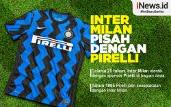 Infografis Inter Milan Berpisah dengan Pirelli
