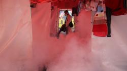 Cegah Penyakit DBD, Tenda Pengungsi Gempa Mamuju Difogging
