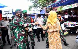 Instruksi Presiden, 6 Jenderal di Palembang Datangi Pasar Tradisional  