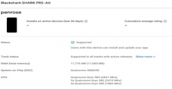 Black Shark dengan Layar Full HD+ dan RAM 12GB Muncul di Google Play Console