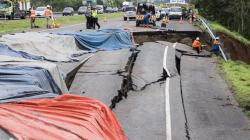 PVMBG: Ini Empat Dugaan Penyebab Jalan Km 122.400 Tol Cipali Ambles