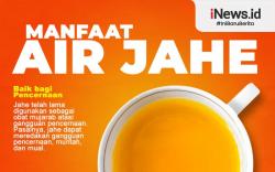 Infografis Manfaat Air Jahe untuk Pencernaan