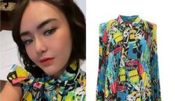 Amanda Manopo Tampil Colorful dengan Dress Hampir Rp40 Juta, Netizen Malah Sebut Mirip Koran