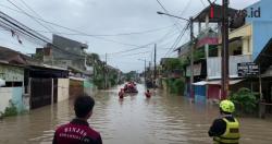Video Banjir Kota Bekasi Mulai Surut Minggu Pagi