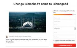 Muncul Petisi Ubah Nama Ibu Kota Pakistan dari Islamabad Jadi 'Islamagood'