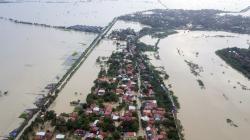 5 Desa Terisolasi, Begini Penampakan dari Udara Banjir di Pebayuran Bekasi