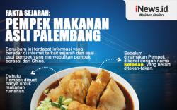 Infografis Fakta Sejarah Pempek Makanan Asli Palembang<