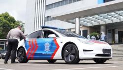 Tesla Model 3 Jadi Mobil Korlantas Polri 