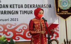 Ivo Sugianto Sabran Melantik Ketua TP-PKK dan Ketua Dekranasda Kotim Periode 2021-2024