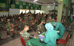 Ratusan Prajurit Kodam III/Siliwangi Divaksin Covid-19 di Tiga Lokasi<