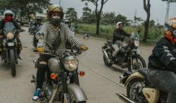 Rayakan Hari Perempuan Internasional, 10 Wanita Tangguh Kendarai Moge Keliling Jakarta