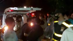 Korban Bus Masuk Jurang di Wado Sumedang Dievakuasi ke Puskesmas <