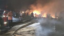 Kebakaran Hebat 52 Ruko dan 7 Kios di Kampar Riau, 2 Tewas Terjebak Kobaran Api