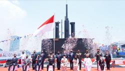 Terima Kapal Selam Alugoro-405, Prabowo: Ini Tonggak Sejarah Pertahanan Indonesia