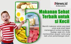 Infografis Makanan Sehat untuk Tumbuh Kembang Si Kecil