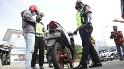 Puluhan Motor Knalpot Bising Kena Razia di Depok
