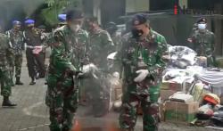 Video Babinkum TNI Musnahan Narkoba dan Senjata Api Milik Oknum Prajurit