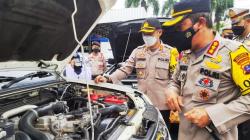 Dilengkapi Kendaraan Dinas, Polisi Tingkatkan Patroli Jelang PSU di Banjarmasin