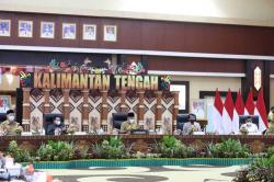 Rakor Bersama KPK, Gubernur Sampaikan Kondisi Pencegahan Korupsi Terintegrasi di Wilayah Kalteng