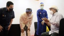 Erick Thohir bersama Ridwan Kamil Tinjau Sentra Vaksinasi Kementerian BUMN<