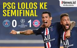 Infografis PSG Singkirkan Bayern Munchen di Liga Champions