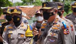 Halau Pemudik, Personel Polres Banjar Siaga di Pos Penyekatan Perbatasan Jabar-Jateng<