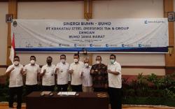 Ridwan Kamil dan 3 Pimpinan BUMD Jabar Jajaki Kerja Sama dengan Krakatau Steel<