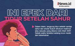 Infografis Tidur seusai Sahur, Ini Dampaknya