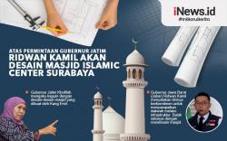 Infografis Ridwan Kamil akan Desain Masjid Islamic Center Surabaya 