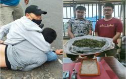 Bawa Sekantong Ganja, 2 Pemotor Diringkus Polisi di Jalinsum Empat Lawang