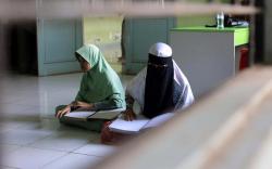 Melihat Aktivitas Tadarus Pelajar Tunanetra di Yayasan Raudlatul Makfufin 
