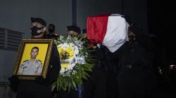 Jenazah Polisi Gugur Ditembak KST Papua Tiba di Palembang
