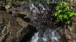 Wisata Air Terjun Janda Beranak Tiga Desa Kiram Banjar