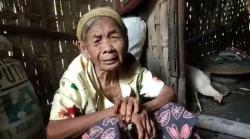 Nenek Renta Ini Tinggal di Rumah Nyaris Ambruk Bersama Anaknya yang Lumpuh 