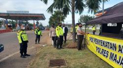 Ada 11 Pos Penyekatan di Majalengka, Petugas Gabungan Siap Halau Pemudik<