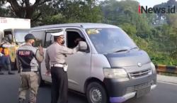 Video Pemudik Diputar Balik Petugas di Tasikmalaya karena Tak Ada Surat Tugas