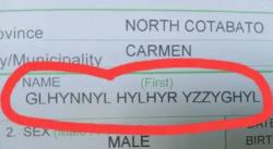 Jangan Heran, Bayi Ini Diberi Nama 'Ghlynnyl Hylhyr Yzzyghyl' 