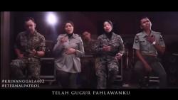 Viral Tentara Malaysia Nyanyikan Gugur Bunga Tribute KRI Nanggala, Netizen Merinding