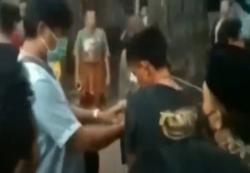 Video Viral Pelaku Curanmor di Pasuruan Tertangkap dan Diikat di Pohon