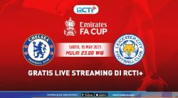 Live Streaming RCTI Plus Sabtu (15/5/2021): Final Piala FA Chelsea vs Leicester City 