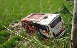 Polres Pasaman Tahan Sopir Bus Maut yang Terjun ke Jorong Simpang Tigo