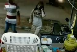 Video Perempuan Hamil dan Pria Curi Tabung Gas di Palembang