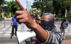 Buntut HUT Khofifah, Masyarakat Peduli Keadilan Protes Dugaan Pelanggaran Prokes 