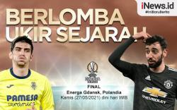 Infografis Villarreal Vs MU: Berlomba Ukir Sejarah
