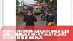 Angkot Ugal-ugalan di Baleendah Bandung, Tabrak 2 Pemotor, 1 Meninggal