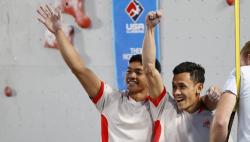 Atlet Panjat Tebing asal Pontianak Kiromal Katibin Pecahkan Rekor Dunia