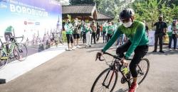 Sport Tourism Lagi Tren, Sandiaga Uno Ikutan Gowes 55 Kilometer Yogyakarta - Borobudur