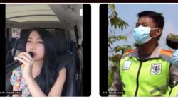 Kocak, Lucinta Luna Goda Pak Polisi Pakai Suara Laki